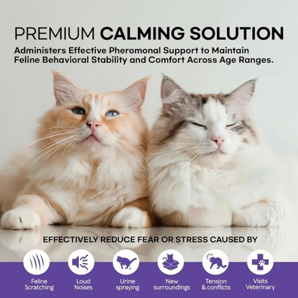New Cat Calming Premiun Diffuser Relaxing Stress & Anxiety Relief for Cat